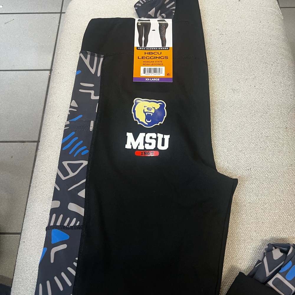 Women’s Morgan  State University leggings size large Black Leggings